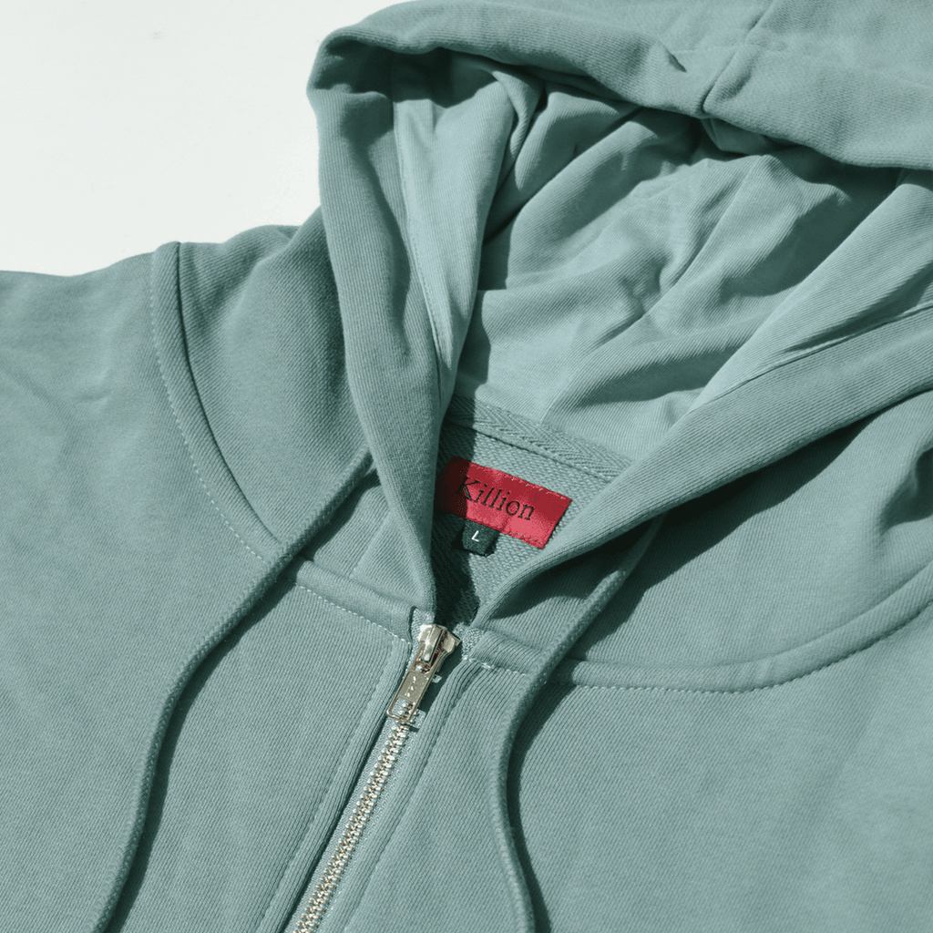 SI Terry Full Zip Hoodie - Minted Sage