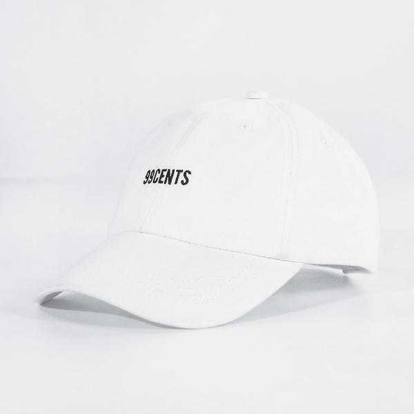 99 Cents Dad Hat - White