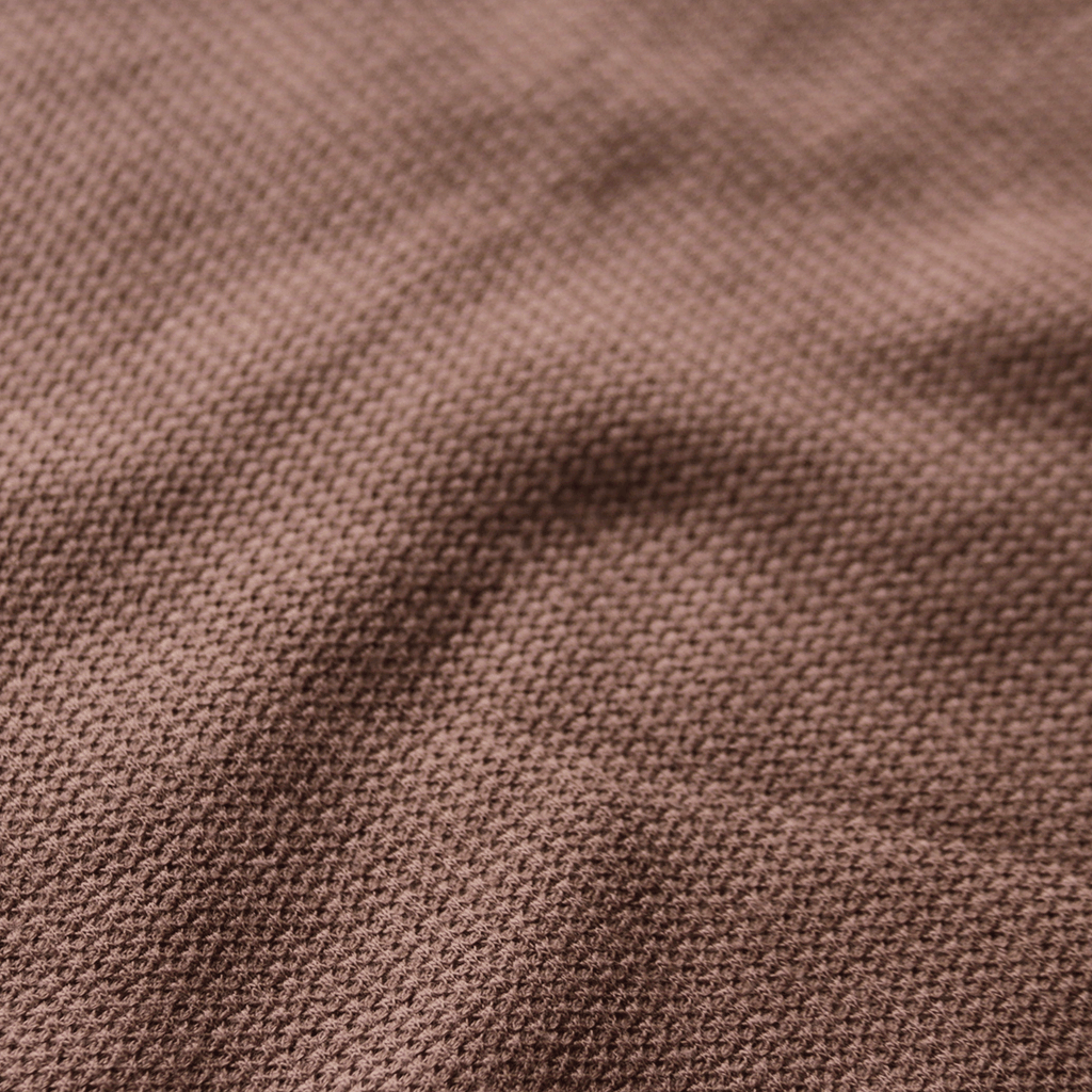 Premium Waffle Knit Short Sleeve - Dark Sand