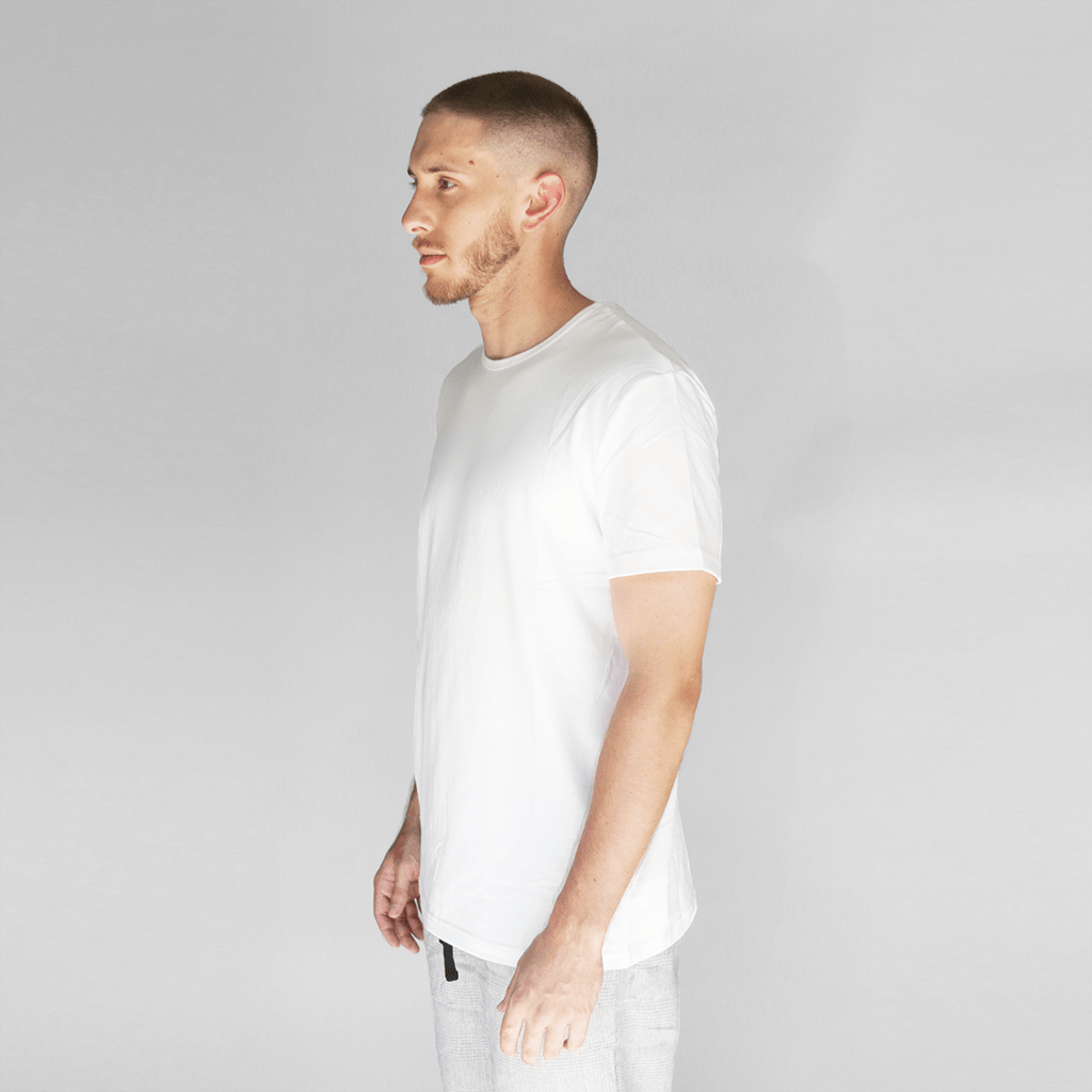 Slim Fit Essential Tee  - Natural/White