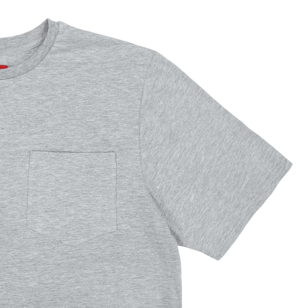 Classic Pocket Tee - Heather Grey