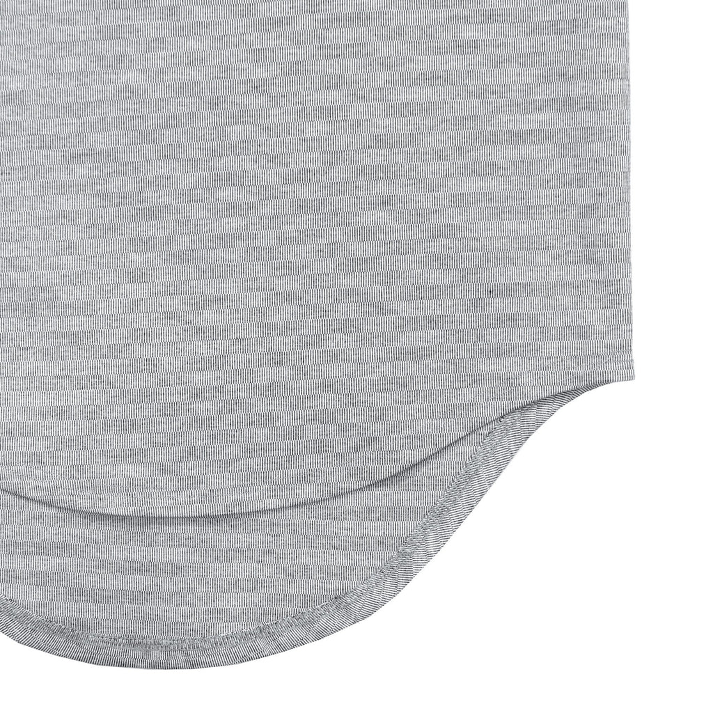 Half Zip Scallop Henley