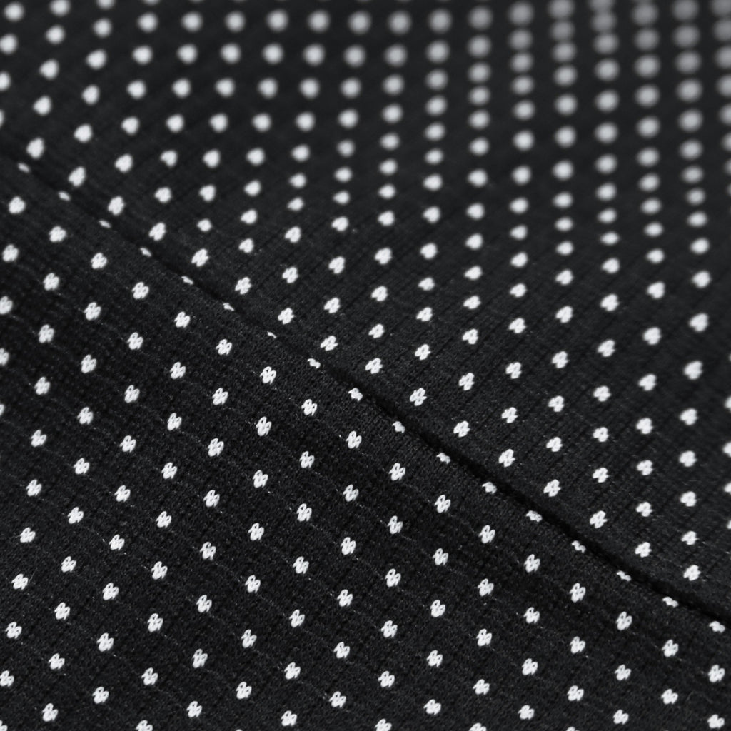 Macrodot Dropped Shoulder SS - Black