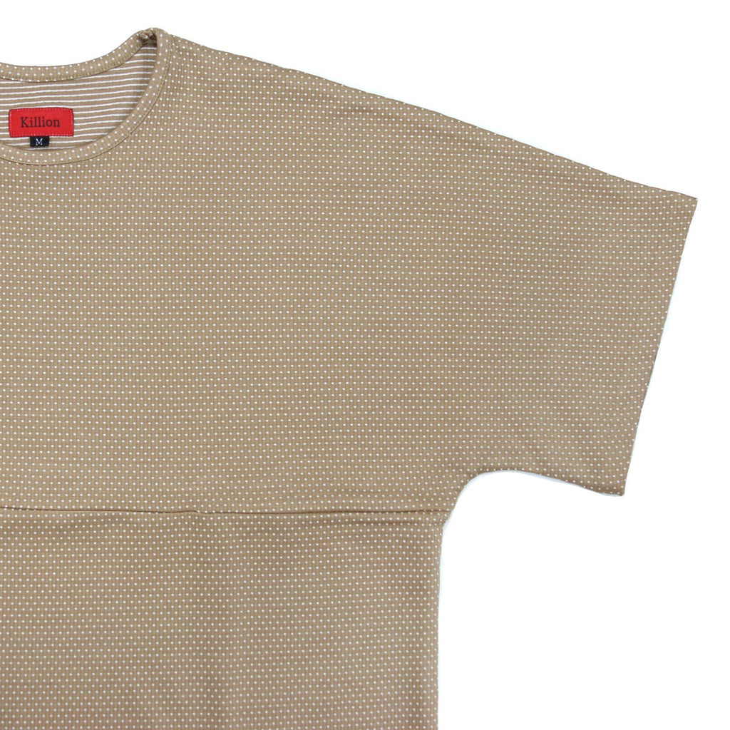 Macrodot Dropped Shoulder SS - Sand