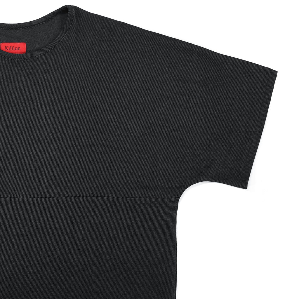 Twill Dropped Shoulder SS - Black