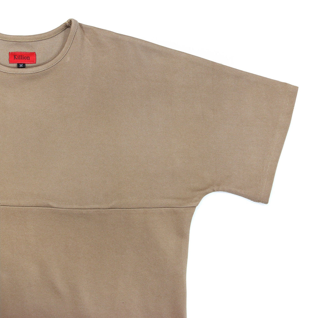 Twill Dropped Shoulder SS - Sand