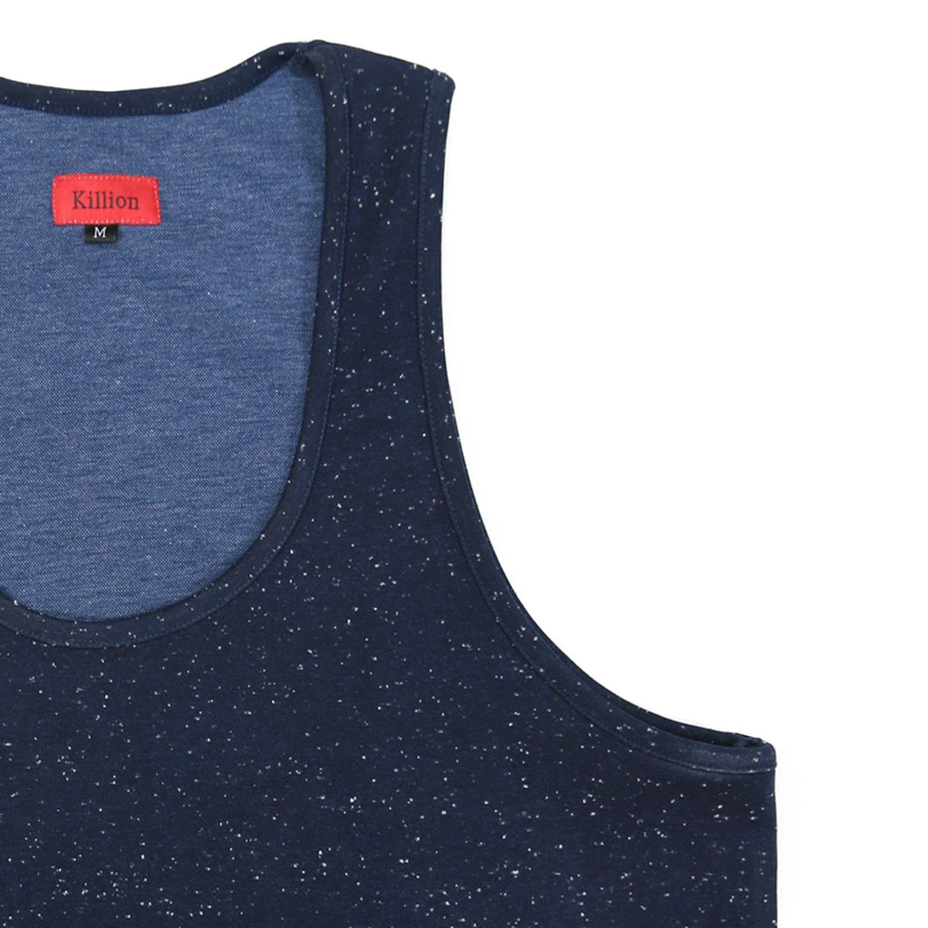 Speckle Tank Top - Navy
