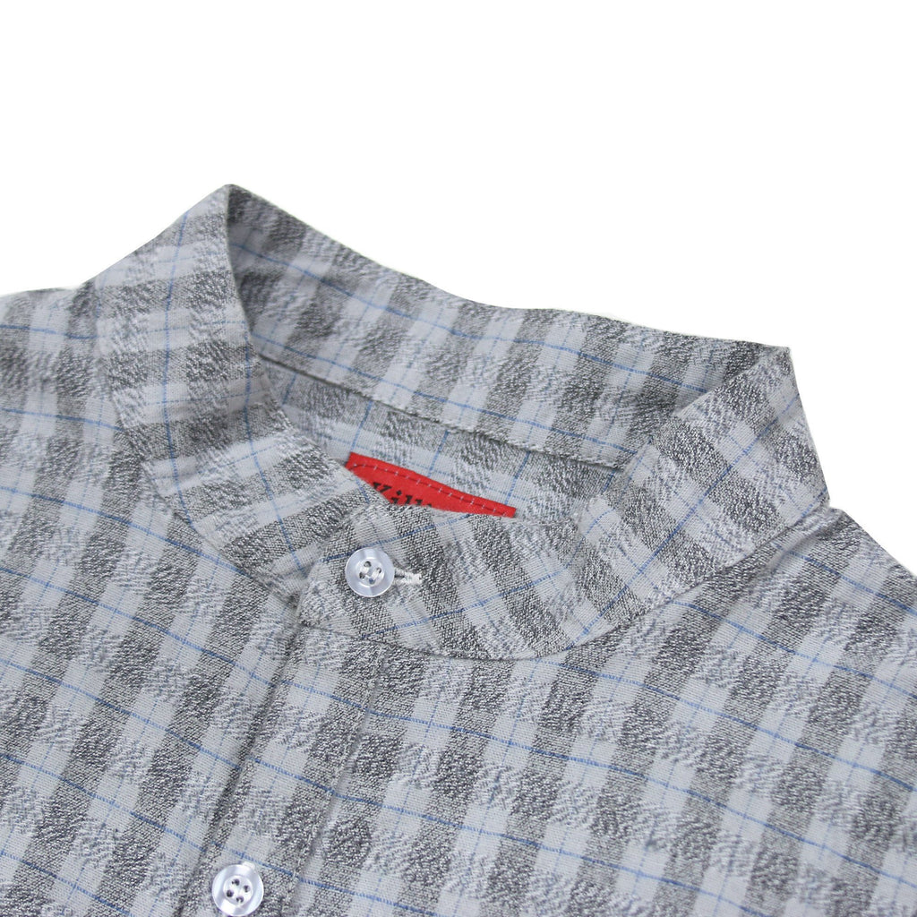Graystone Halfplacket Mandarin Collared Top