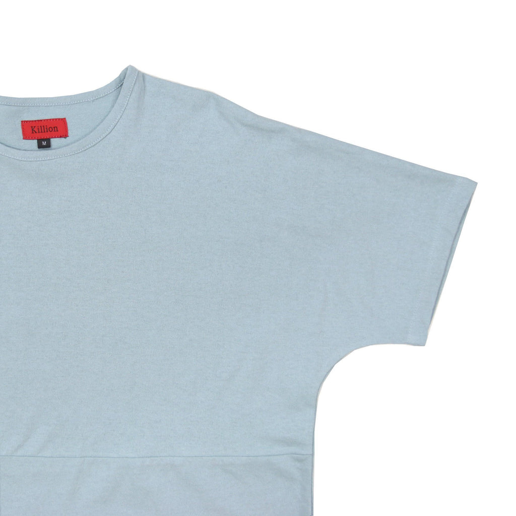 Slub Washed Box Tee - Clay Blue