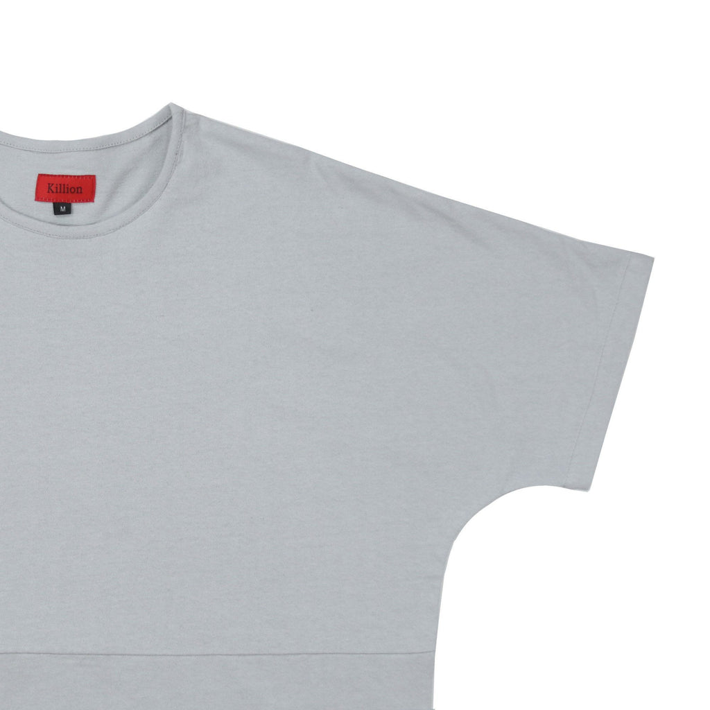 Slub Washed Box Tee - Gray