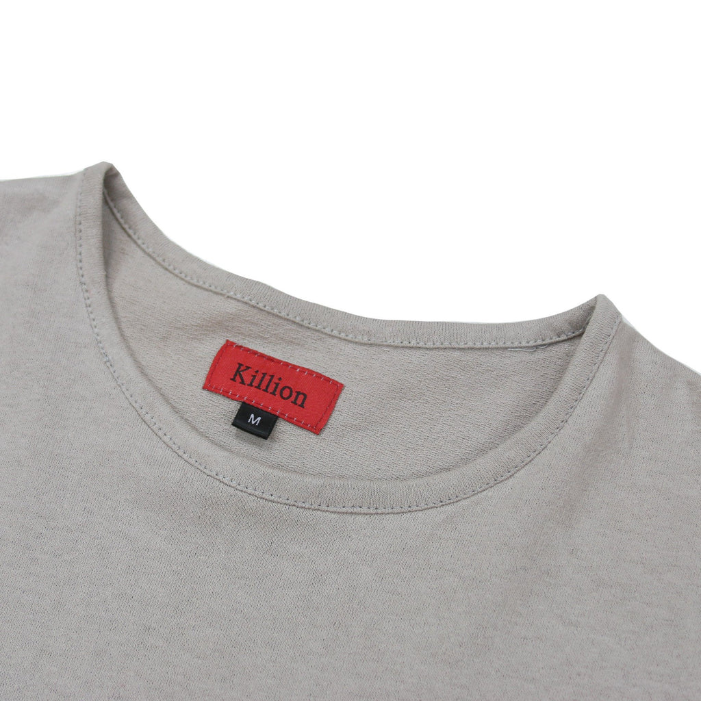 Slub Washed Box Tee - Stone