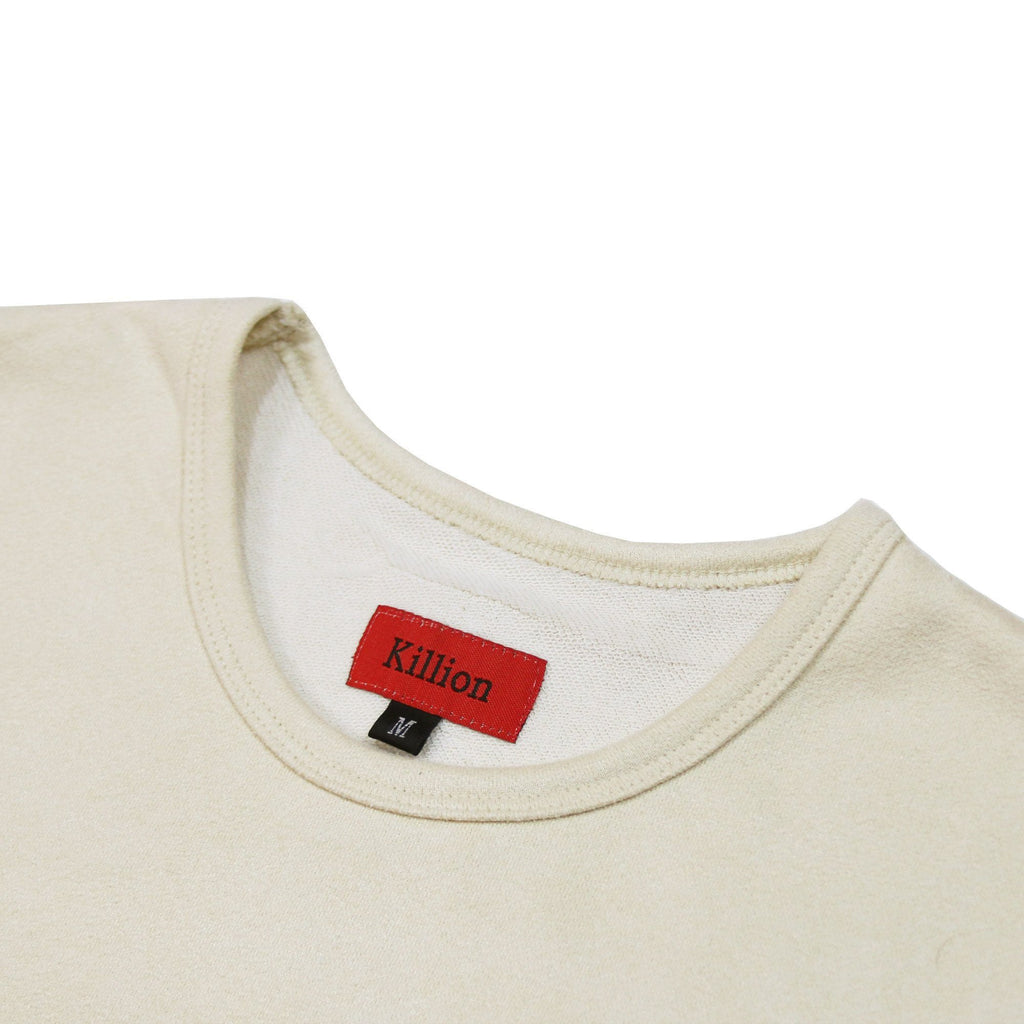 Nubuck Dropped Shoulder Tee - Ivory