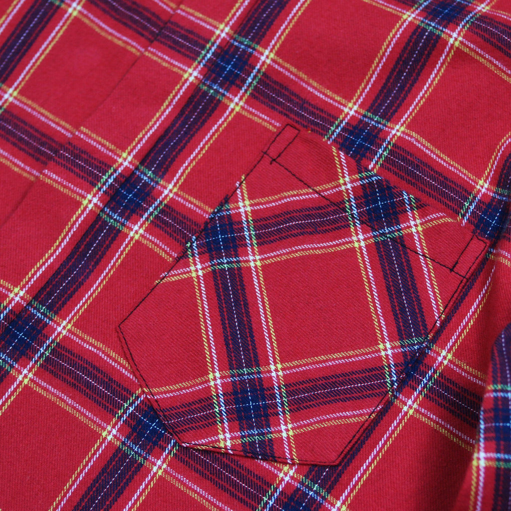 Brighton Flannel LS Buttonup - (Red)