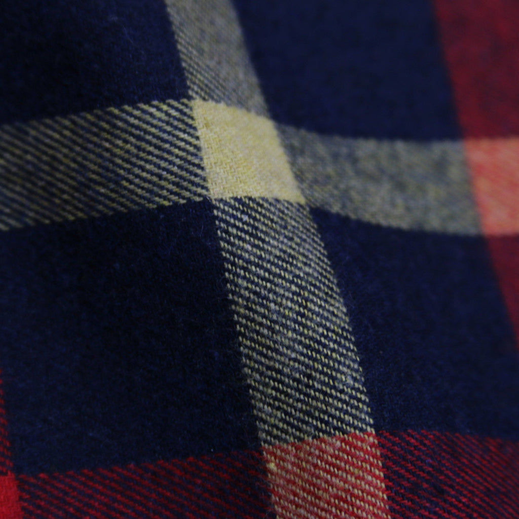 Plancheck Flannel LS Buttonup - Navy/Red/Yellow