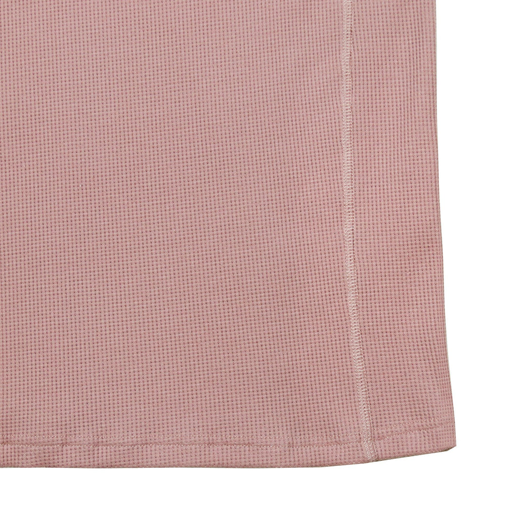 Waffle Knit Short Sleeve - Peach