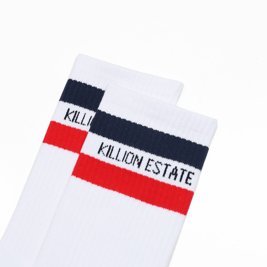 Estate Crew Sock - White