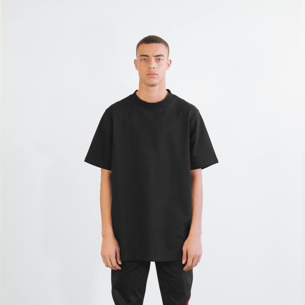 Textured Boxy Essential - Black