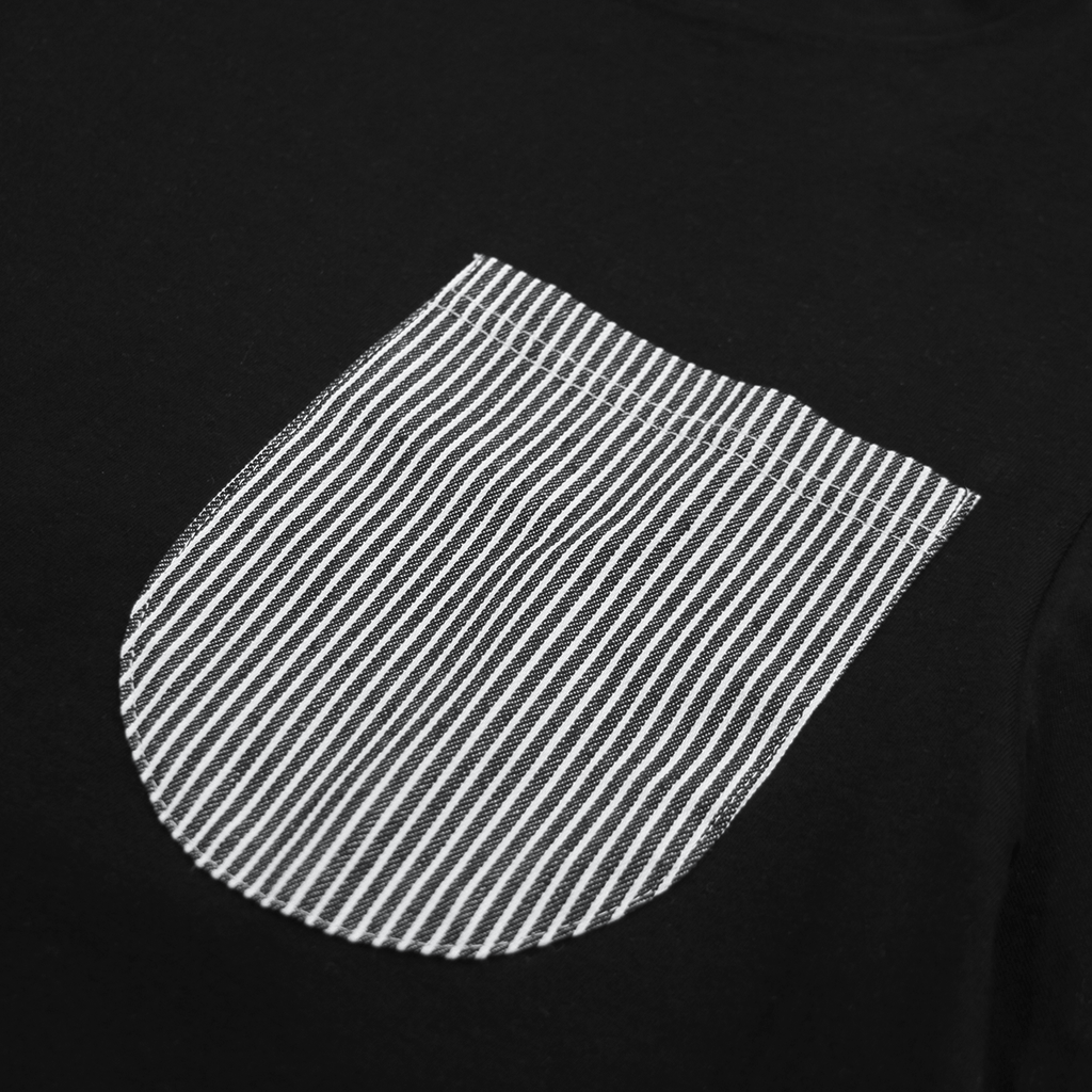Railroad Pocket Tee - Black