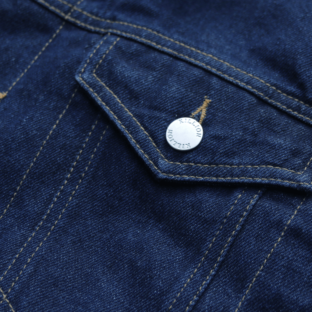 Sherpa Denim Jacket - Selvedge Blue