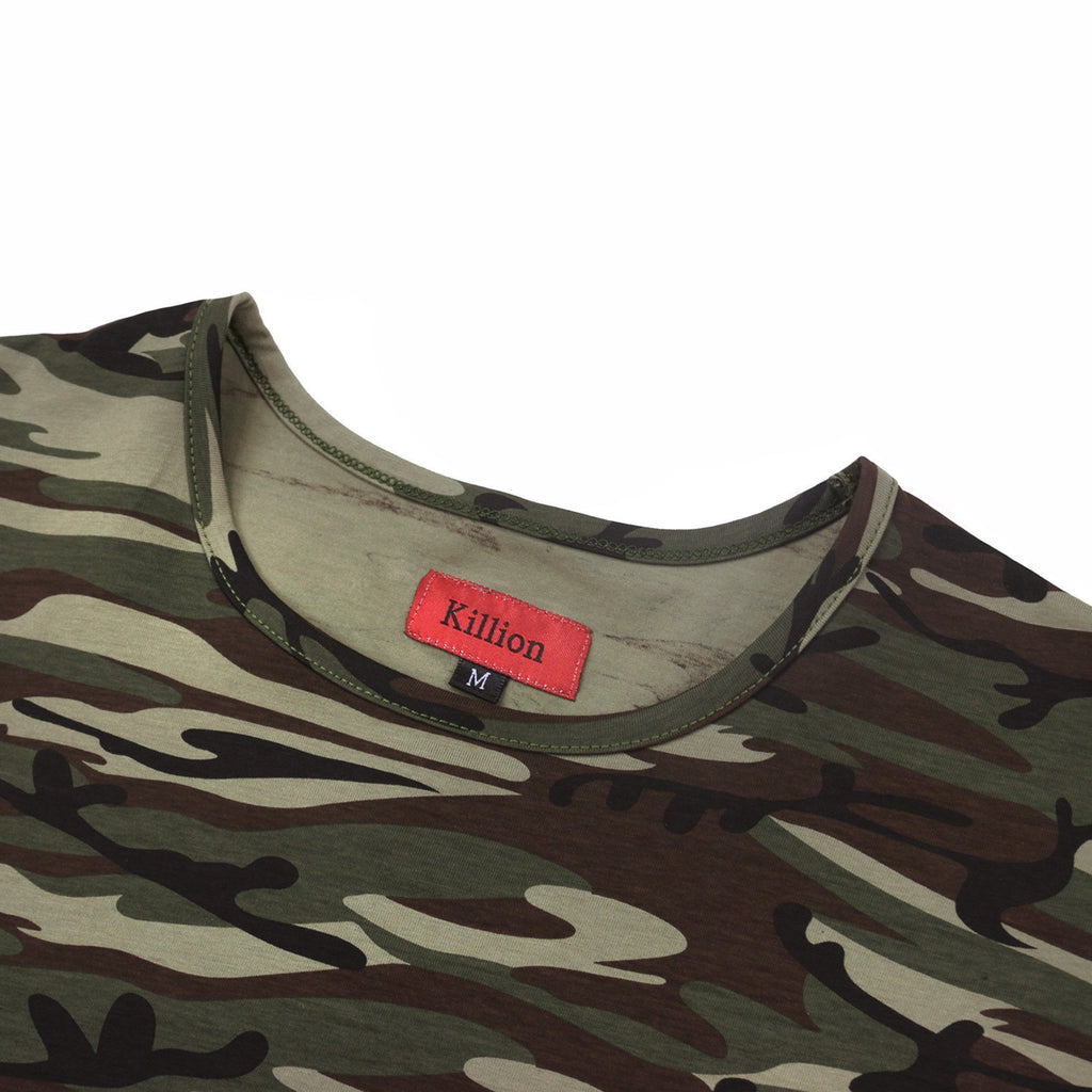 Camo SS Dropped Shoulder