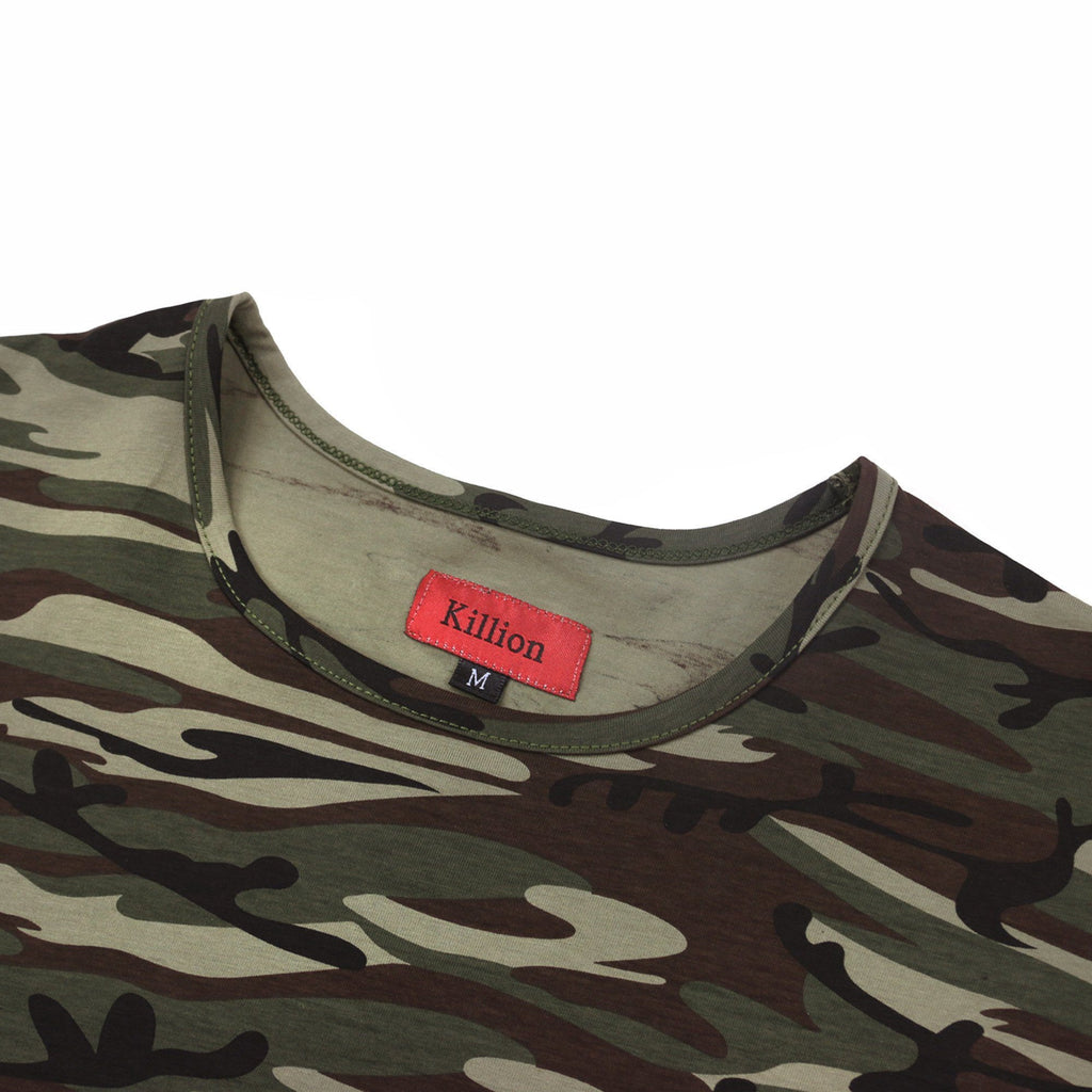 Camo SS Dropped Shoulder