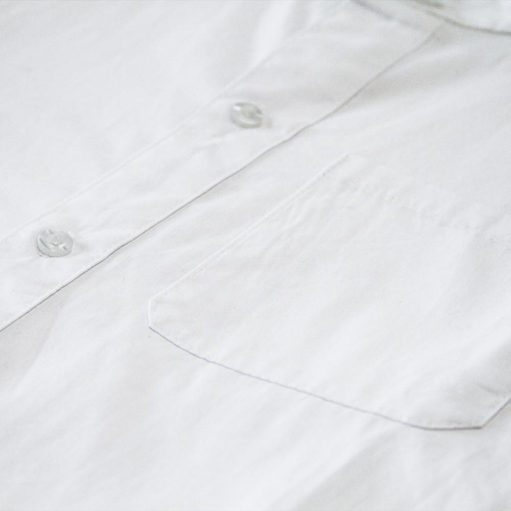Genoa Button-Up Shirt - White/Black