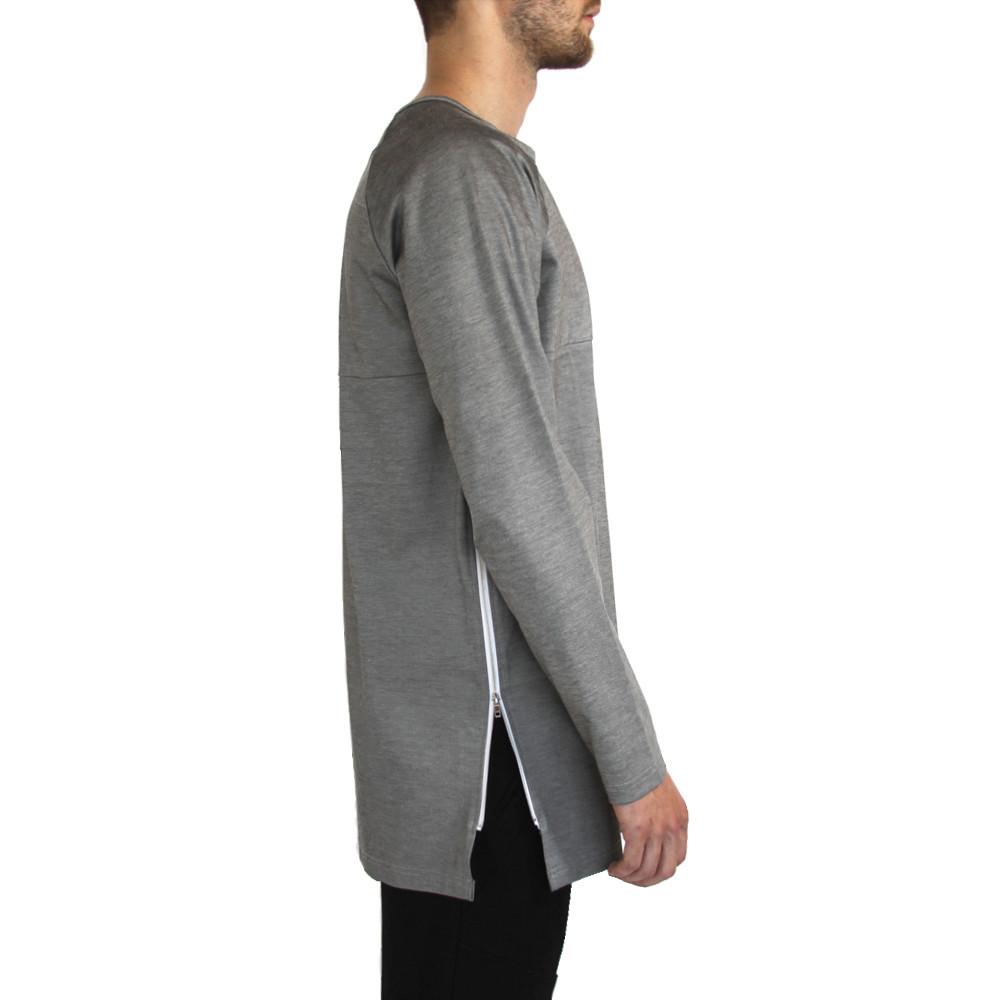 Roma Vino L/S Shirt - Grey
