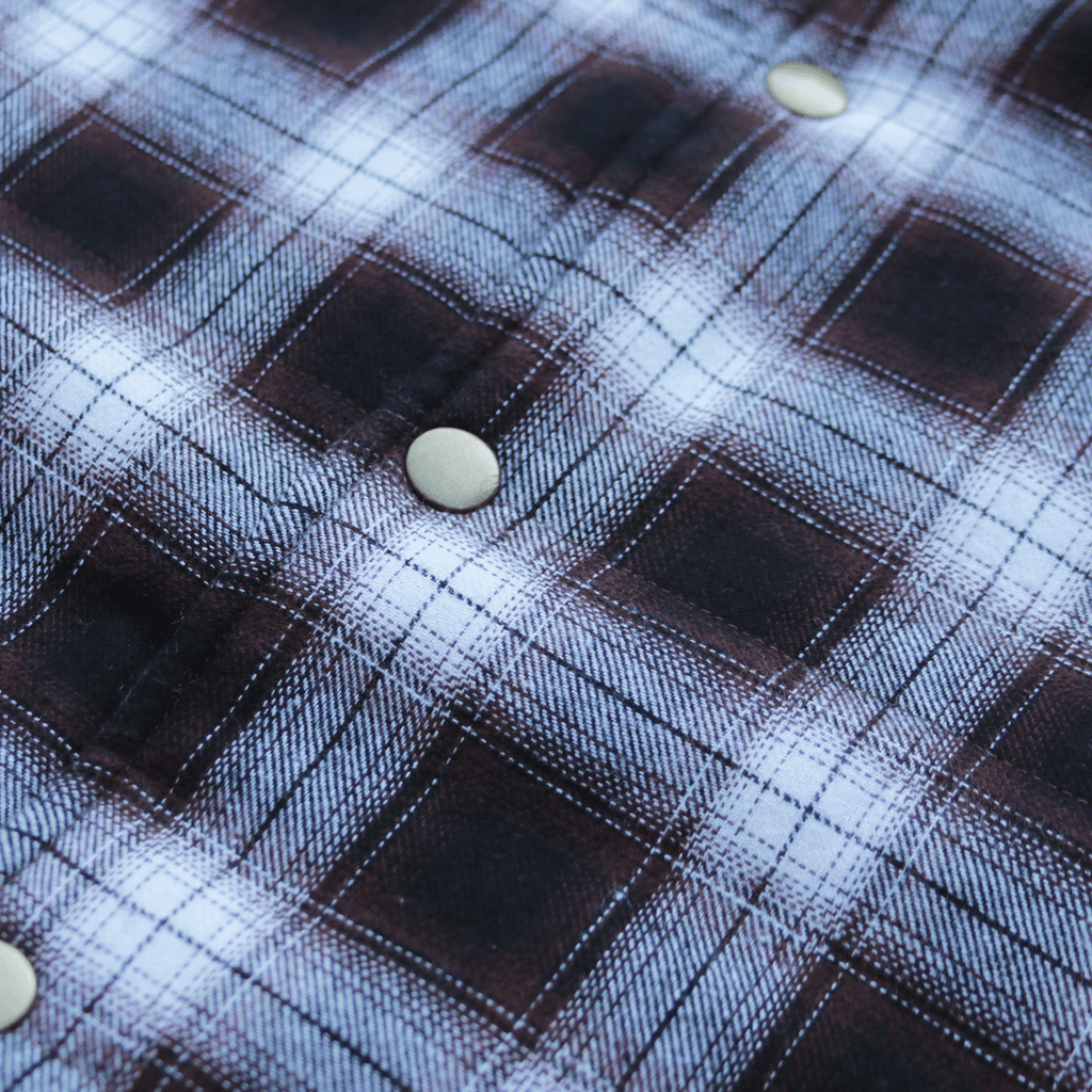 Americana Flannel PM Vest - Black/White/Brown