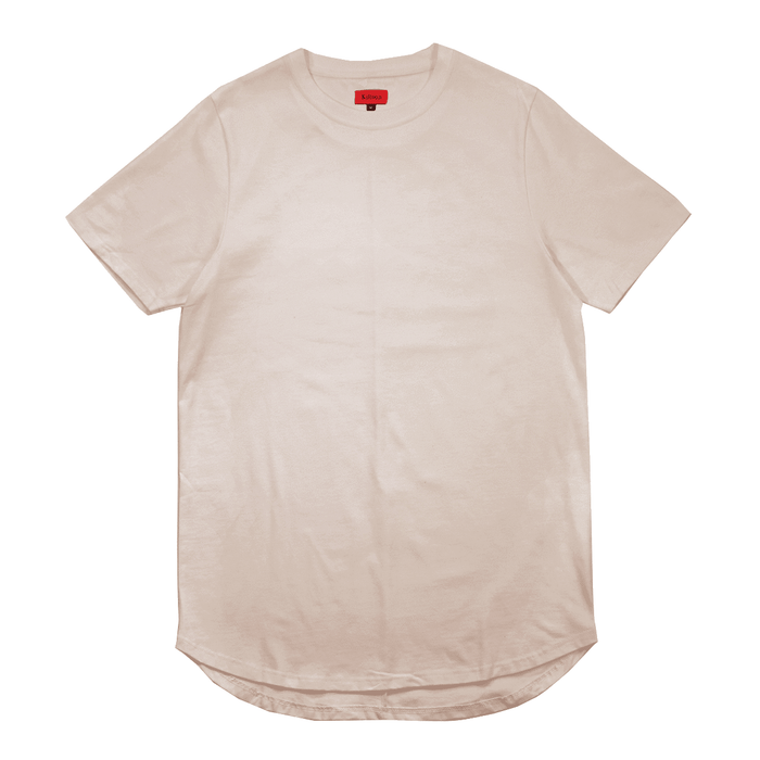 Premium Scallop Extended Tee - Natural (02.02.23 Release)