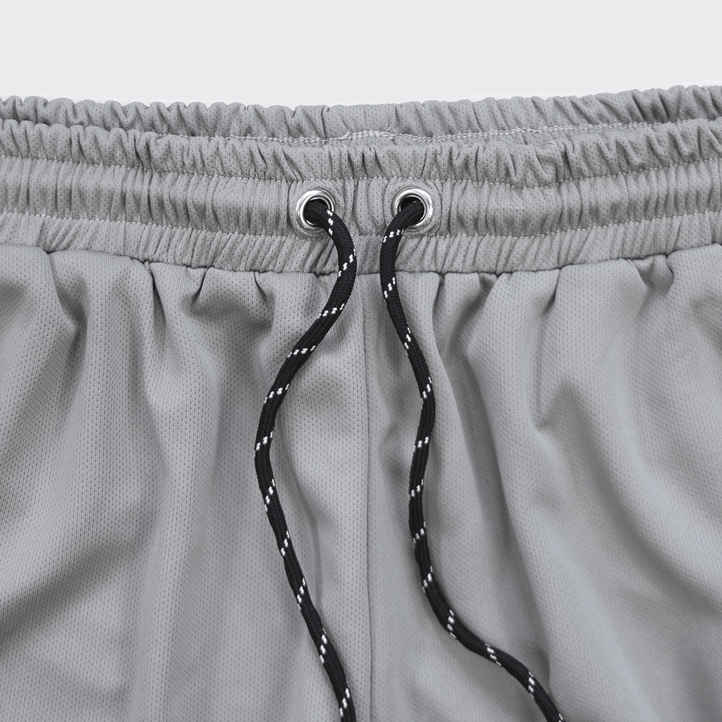 Split Stripe Basketball Shorts - Grey (04.16.24 Release)