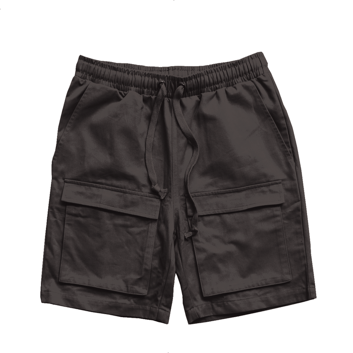 Overhang Cargo Shorts - Black