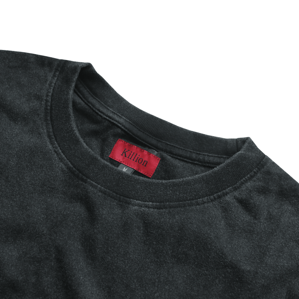 Washed Essential Tee - Washed Black