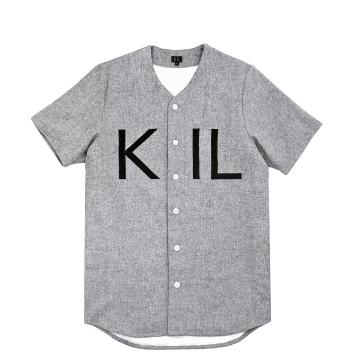 KIL Wool Baseball Top - Grey