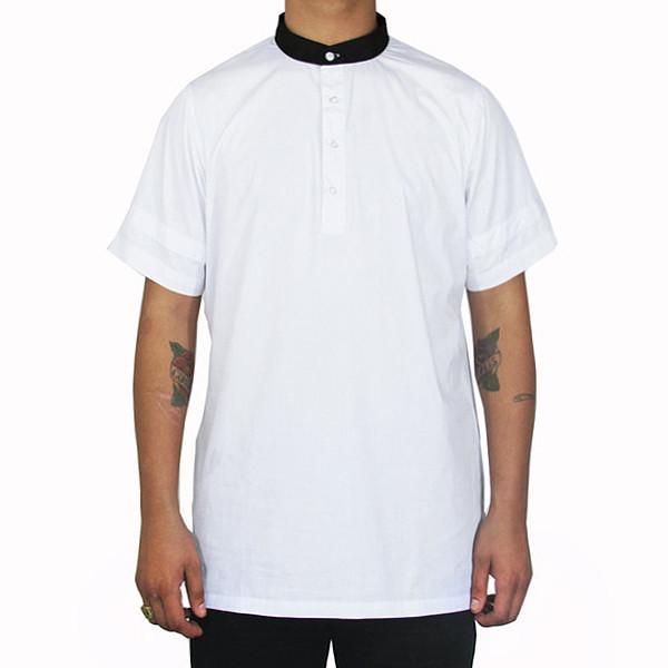 Hensworth Fishtail Top - Contrast