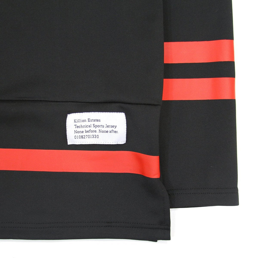 Paneled Hockey Top - Black/Red