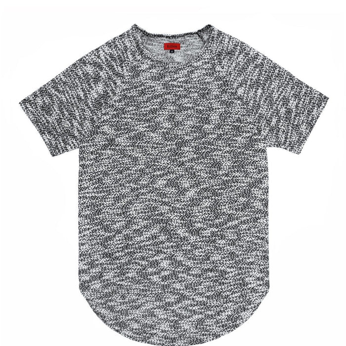 Jacquard Knit Scoop Extended Shirt - Light
