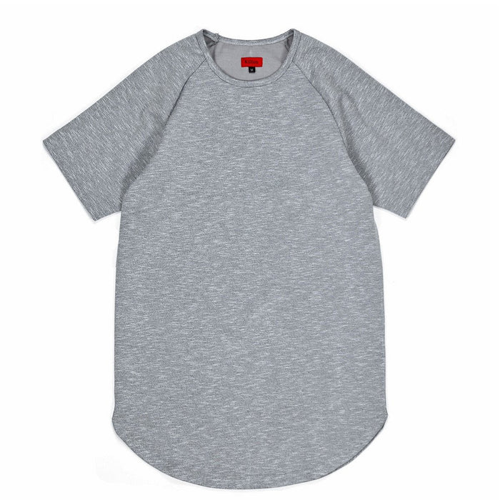 320g Slub Scoop Shirt - Grey