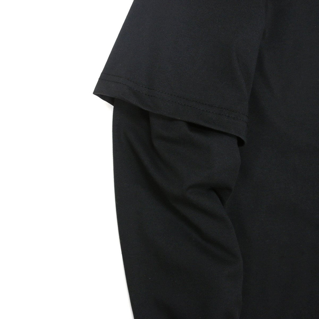 Boylston Long Sleeve Henley - Black