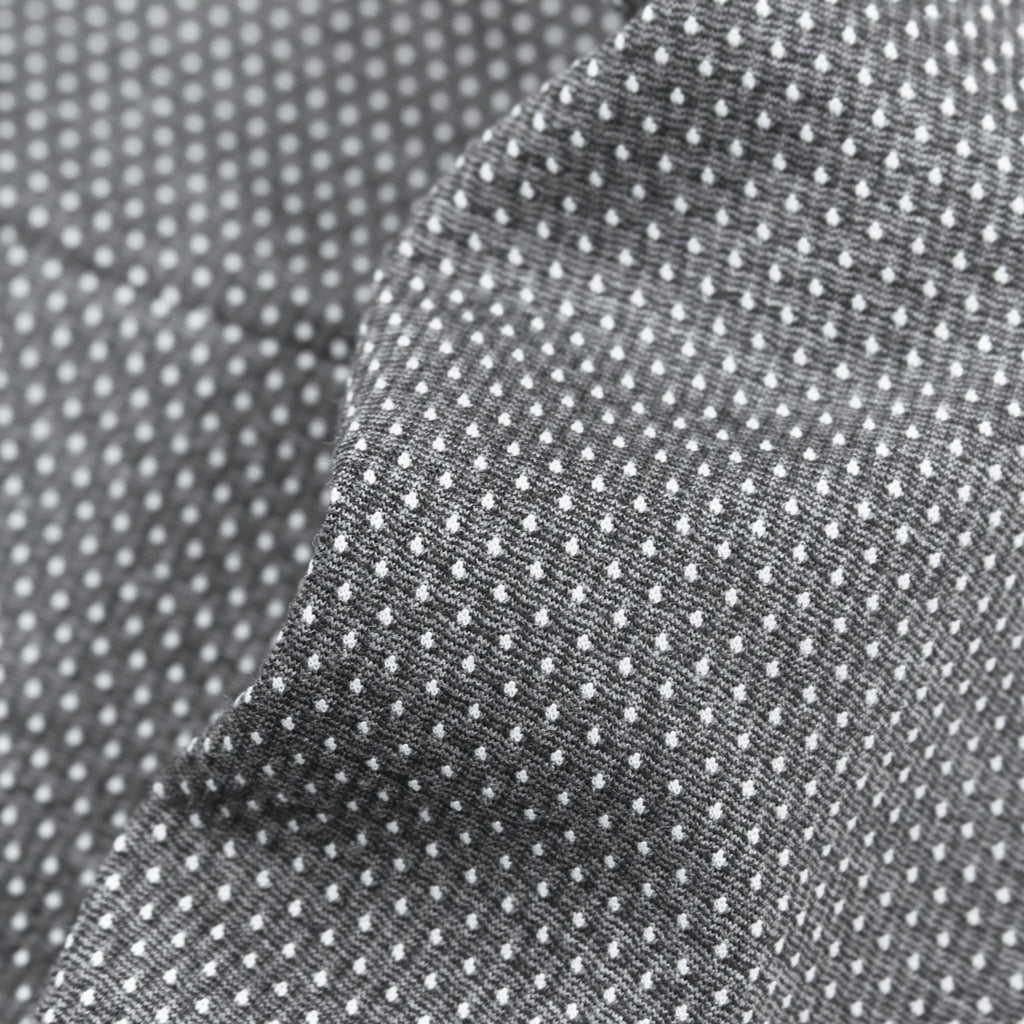 Macrodot Dropped Shoulder LS - Charcoal