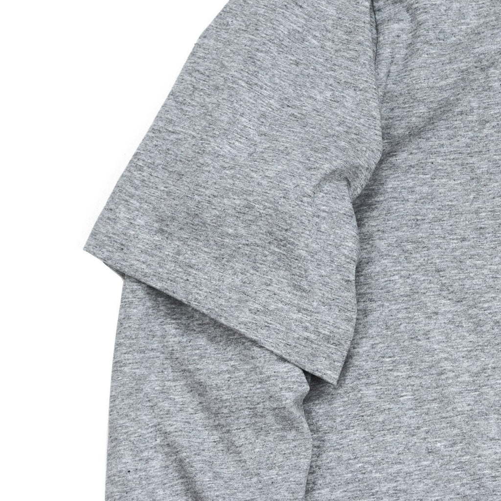 Cham Hooded L/S Essential - Heather Grey