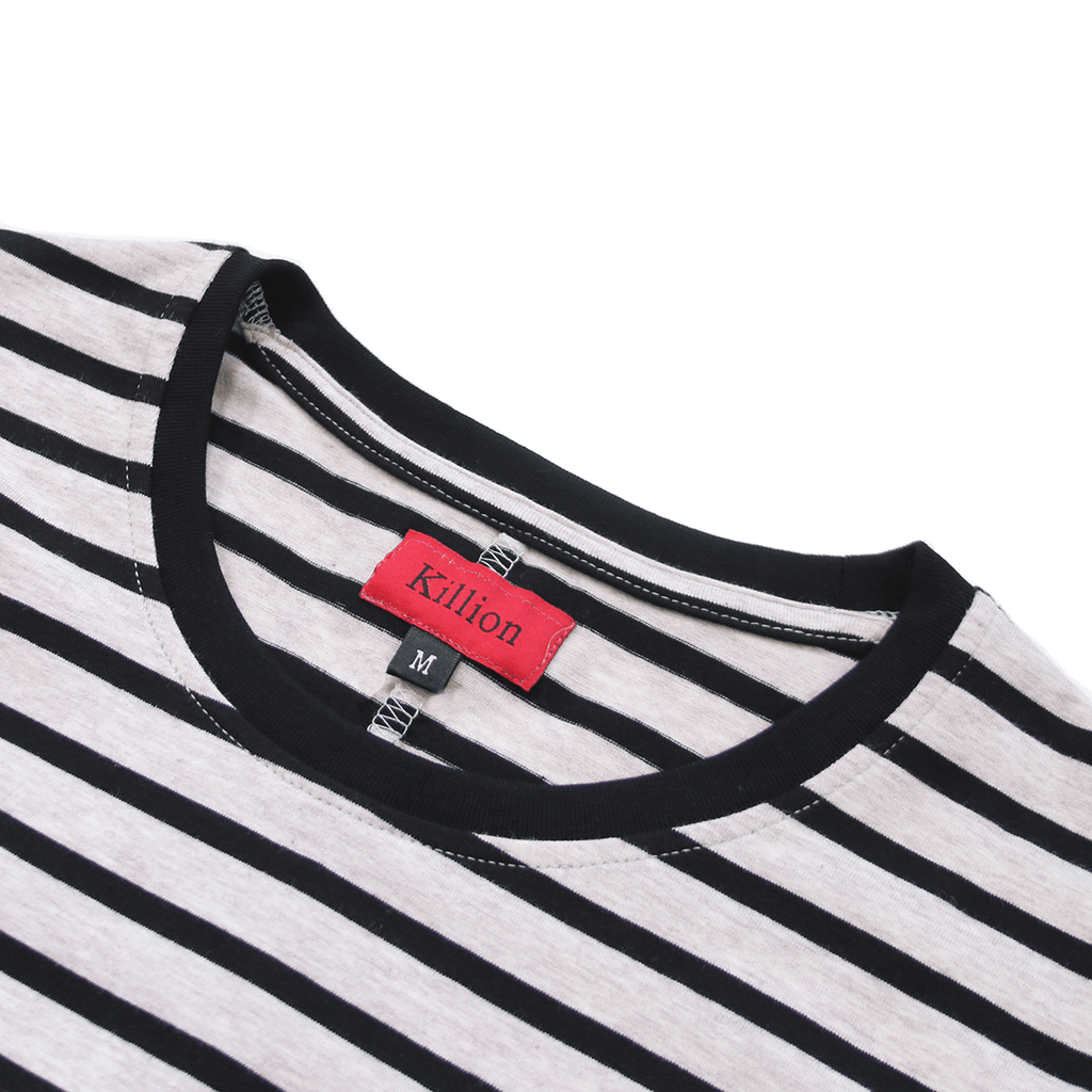 Mulberry Striped Scalloped Shirt - Cream/Black