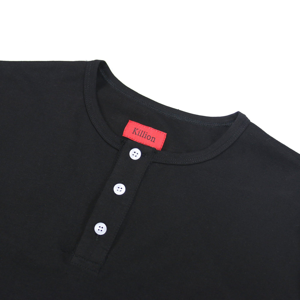 Standard LS Henley - Black