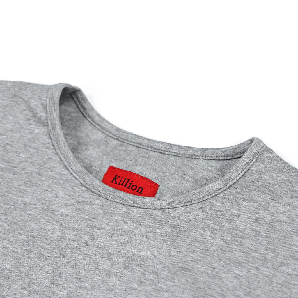 Scalloped SS Essential 2.0 - Heather Grey