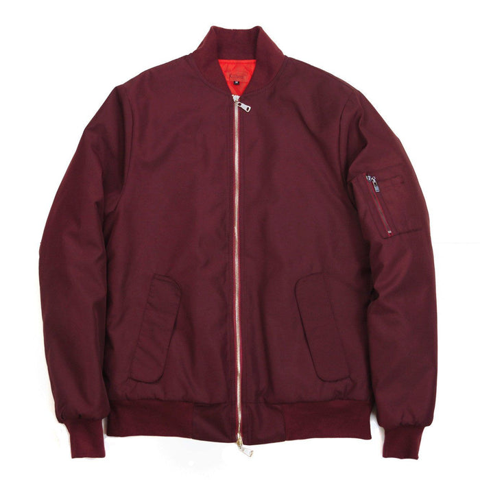 Standard Issue MA-1 Bomber Jacket - Wine Red (sold out)
