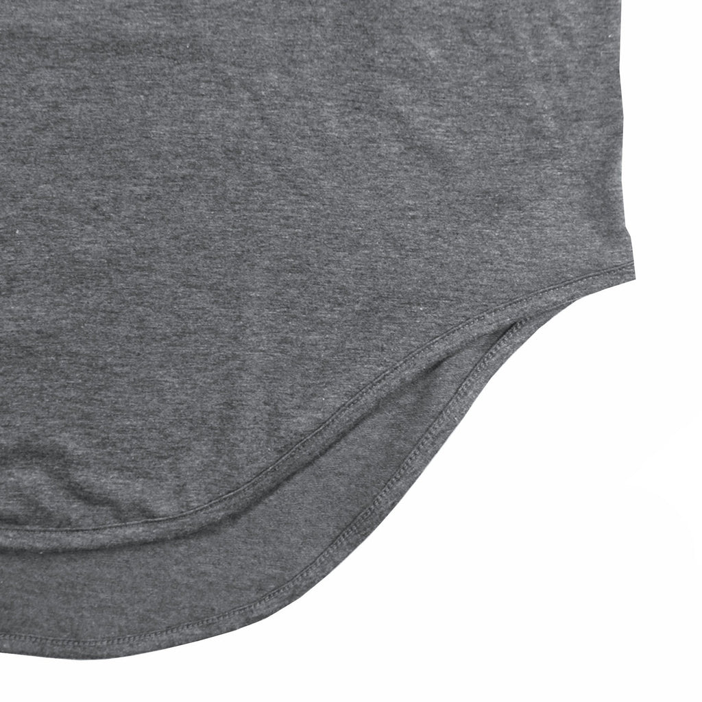 Scalloped SS - Charcoal