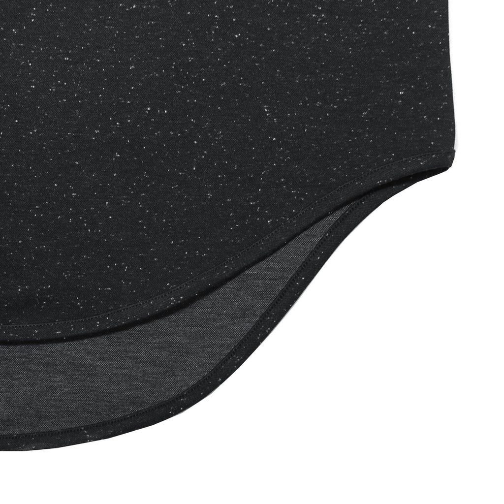 Speckle Dropped Shoulder SS - Black