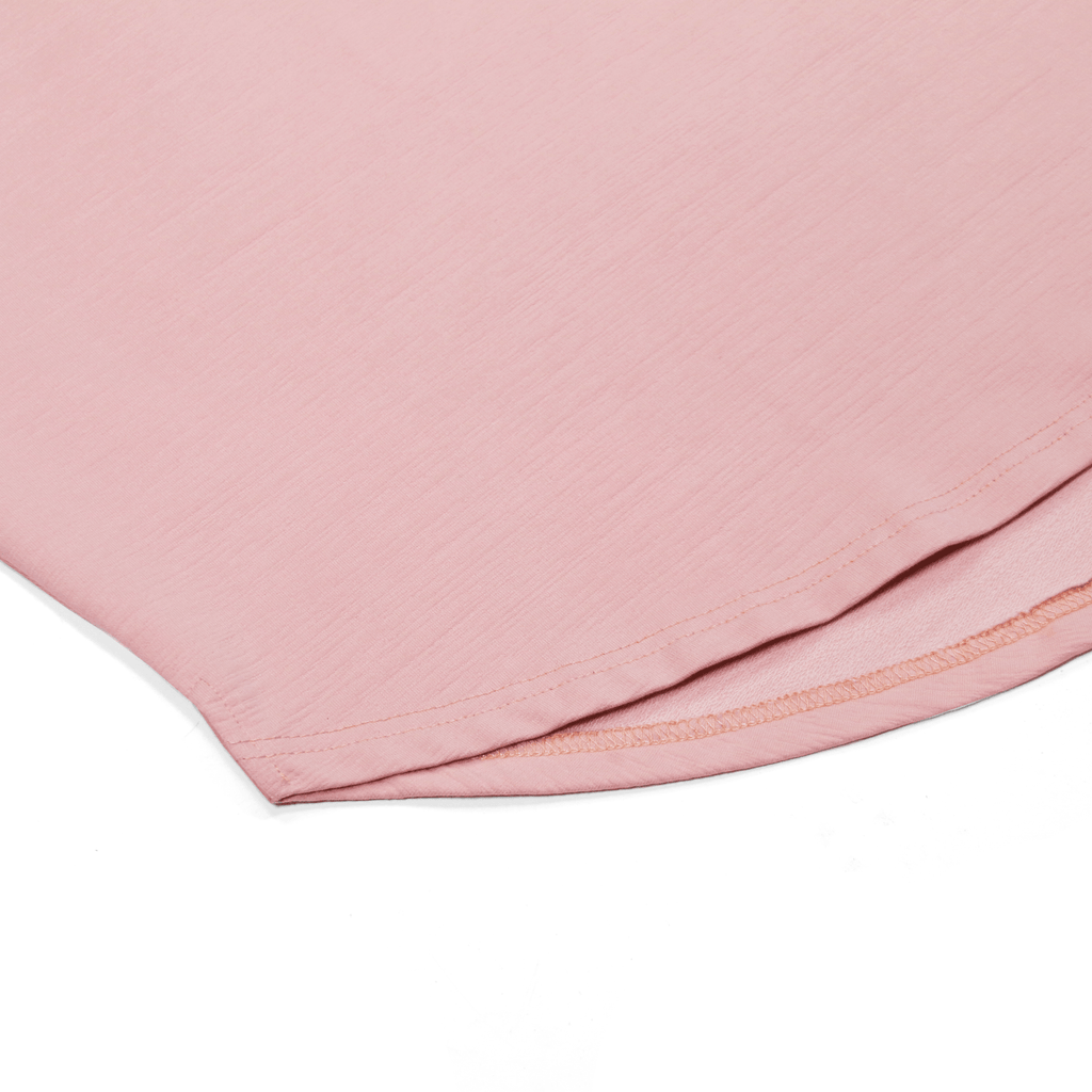 Loose Cut-Off Top - Peach