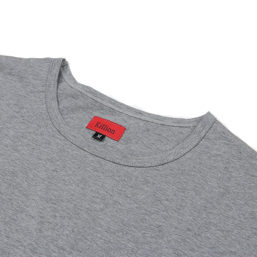 3/4 Sleeve Boxy Shirt - Charcoal Heather