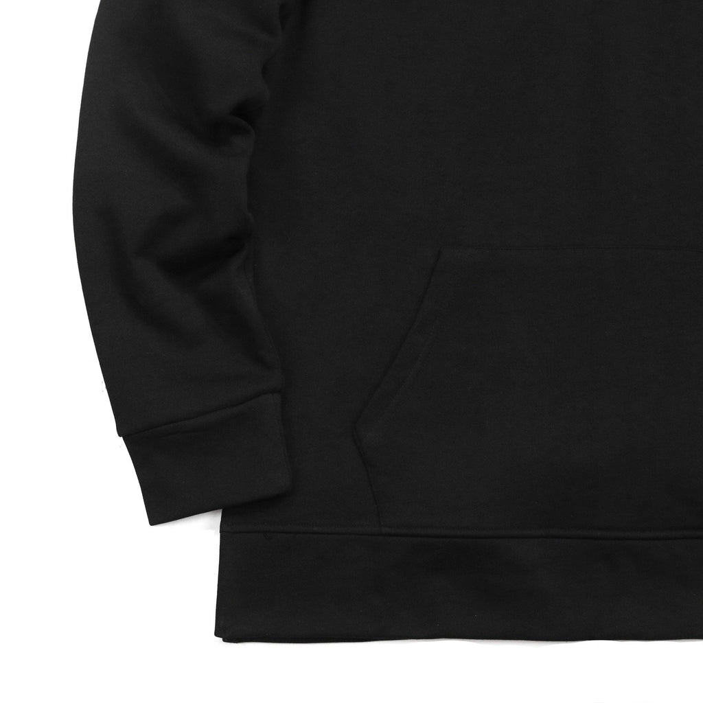 Draped Essential Hoodie - Black