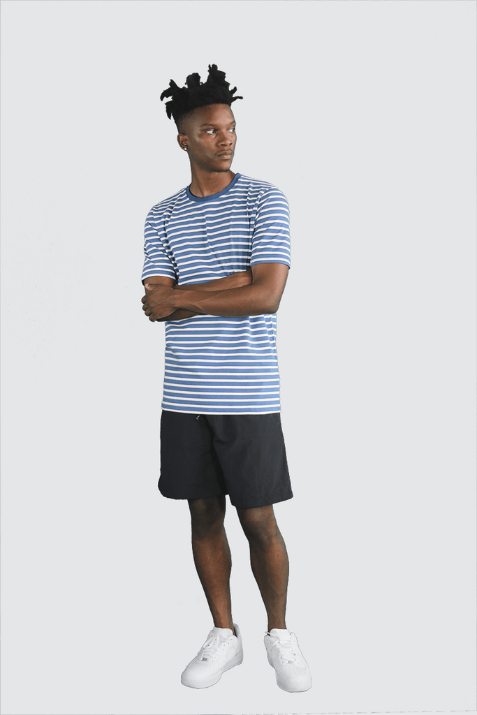 Standard Striped Essential S/S - Blue/White